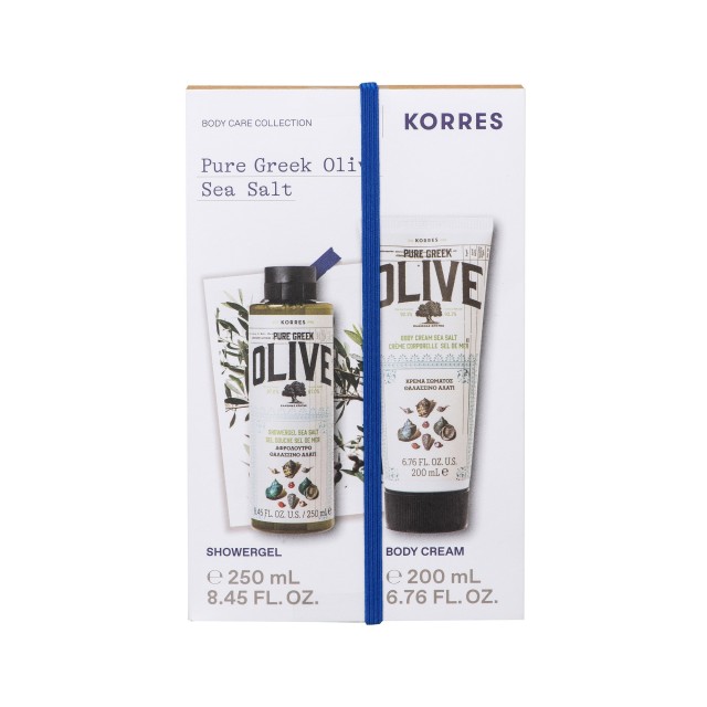 Korres PROMO Pure Greek Olive Θαλασσινό Aλάτι Αφρόλουτρο 250ml & Ενυδα &hellip;