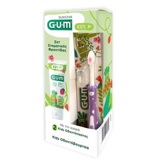Gum PROMO Kids Παιδική Οδοντόκρεμα για 3 Ετών με Γεύση Φράουλα 500ppm …