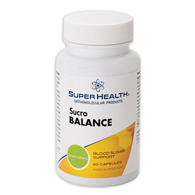 Super Health Sucro Balance Συμπλήρωμα Διατροφής για την Ρύθμιση του Σακχάρου 60 Κάψουλες
