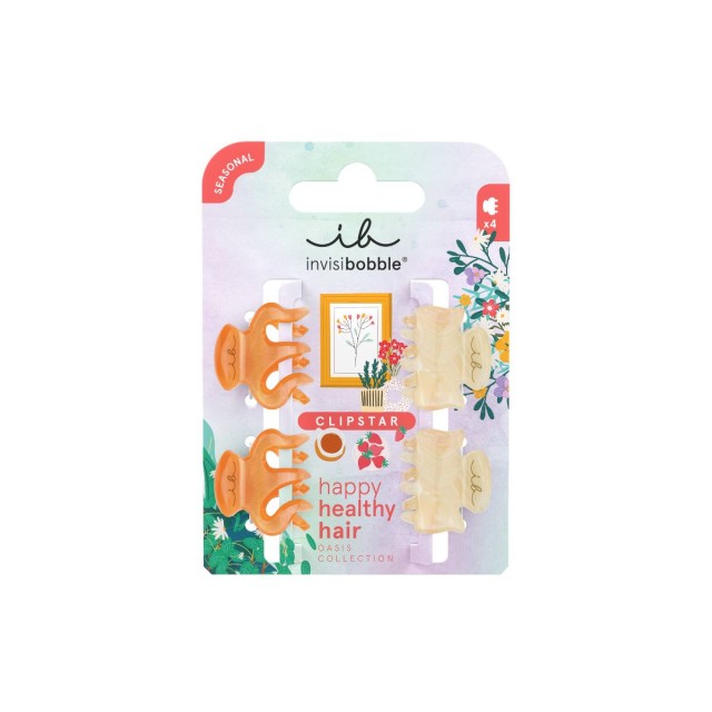Invisibobble Clipstar Xs Oasis Petit Citrus Μικρά Κλάμερ Μαλλιών 4 Τεμ … Invisibobble Clipstar Xs Oasis Petit Citrus Μικρά Κλάμερ Μαλλιών 4 Τεμ …
