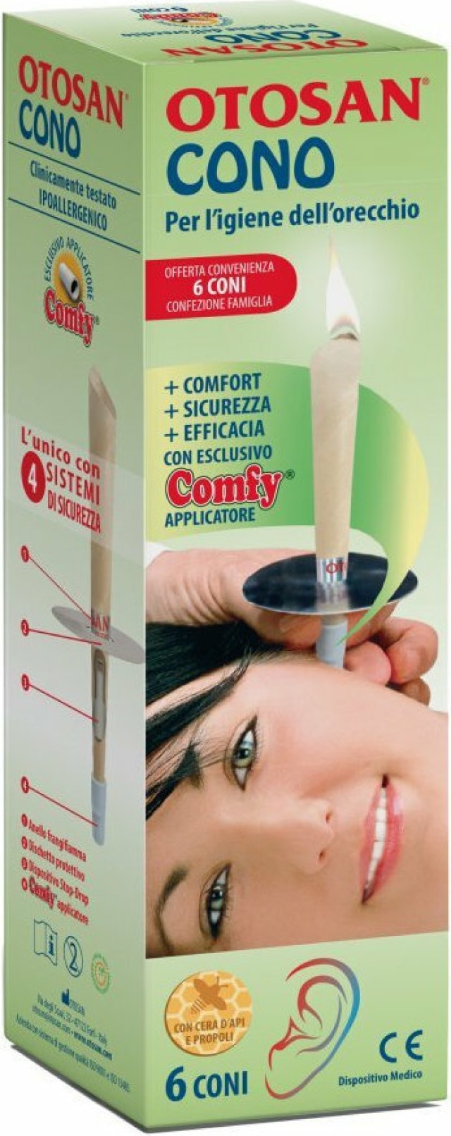 Otosan Κώνος Καθαρισμού της Ακουστικής Κοιλότητας Φυσικό Κερί Μέλισσας … Otosan Κώνος Καθαρισμού της Ακουστικής Κοιλότητας Φυσικό Κερί Μέλισσας …