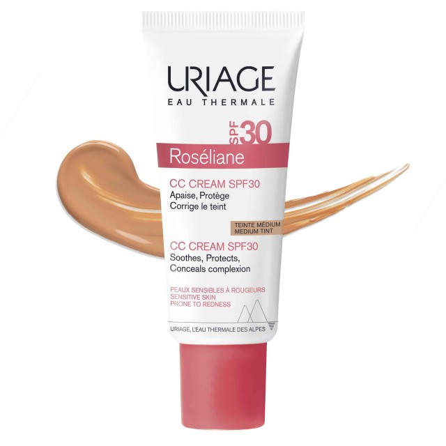 Uriage Roseliane Κρέμα CC SPF30 Ενυδατική Προστατευτική Κρέμα - Διορθώ …