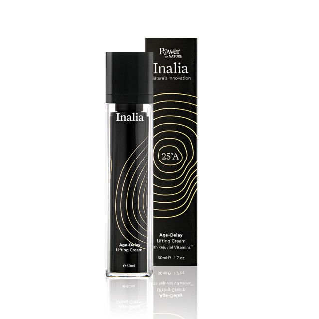 Power of Nature Inalia Age Delay Lifting Cream Αντιρυτιδική Κρέμα Ημέρας Πλούσιας Υφής για Όλους τους Τύπους Επιδερμίδας 50ml