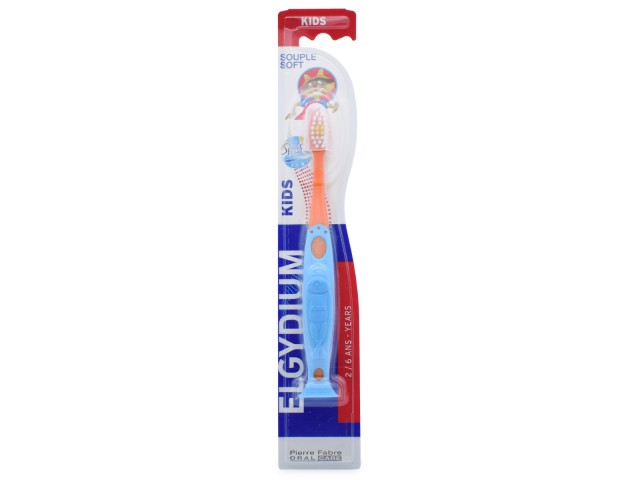 Elgydium Kids Soft Παιδική Οδοντόβουρτσα για 2-7 Ετών για Αγόρι 1 Τεμάχιο