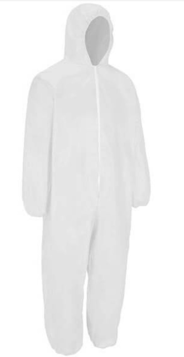 Μακρυμάνικη Λευκή Φόρμα Προστασίας 1 Τεμάχια