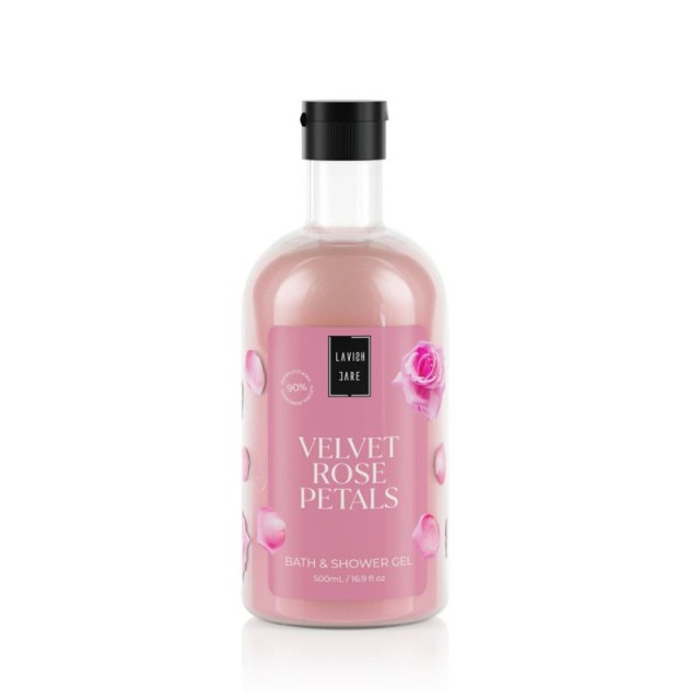 Lavish Care Velvet Rose Petals Shower Αφρόλουτρο Gel με Άρωμα Τριαντάφ …