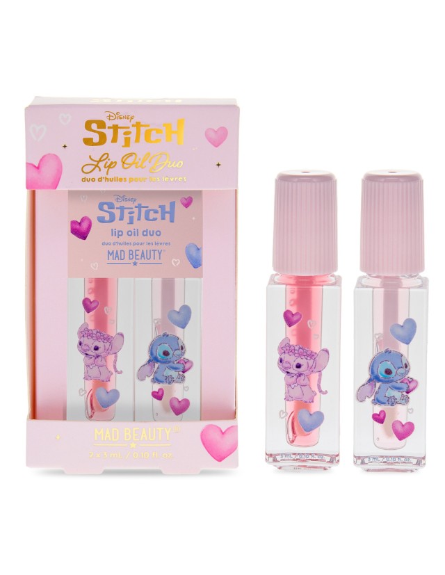 Mad Beauty I Heart Stitch Ενυδατικά Lip Oil Σμέουρο & Φρούτα 2 Τεμάχια Mad Beauty I Heart Stitch Ενυδατικά Lip Oil Σμέουρο & Φρούτα 2 Τεμάχια