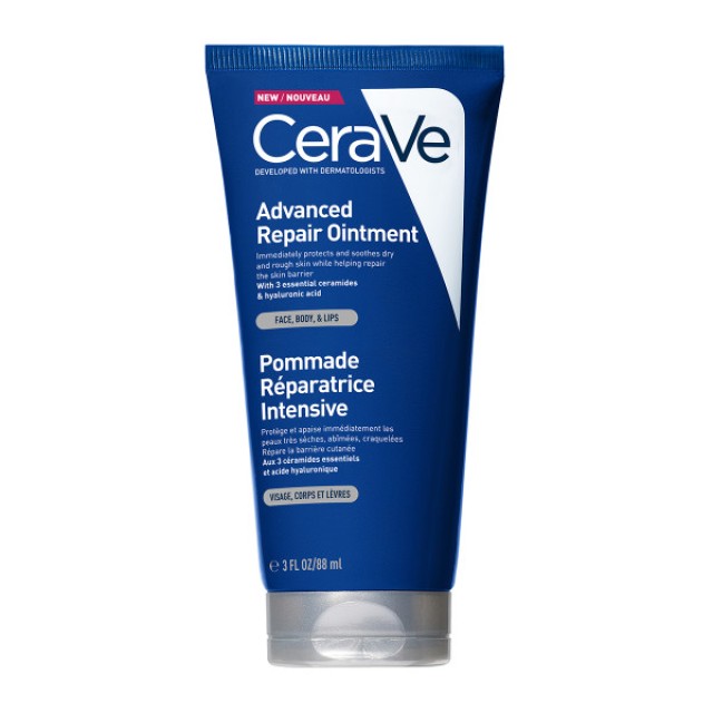 CeraVe Advanced Repair Ointment Επανορθωτική Αλοιφή για Πρόσωπο, Σώμα, Χείλη 88ml