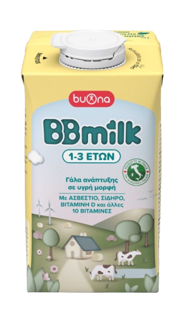 Buona BBmilk Βιολογικό Γάλα σε Υγρή Μορφή για 1-3 Ετών 500ml Buona BBmilk Βιολογικό Γάλα σε Υγρή Μορφή για 1-3 Ετών 500ml