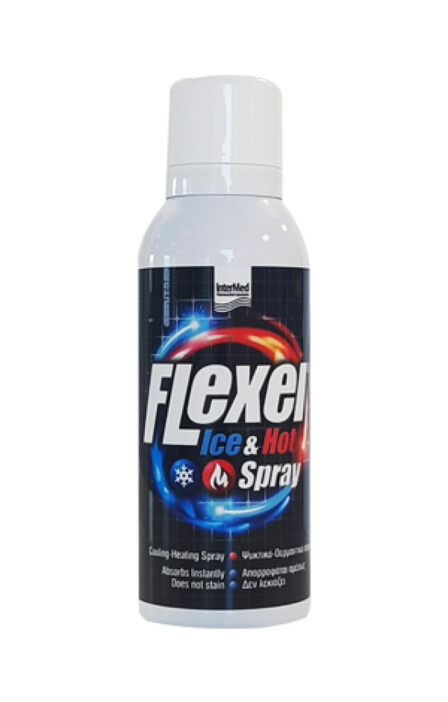 Intermed Flexel Ice - Hot Ψυκτικό Θερμαντικό Spray για τους Πόνους των Αρθρώσεων 100ml