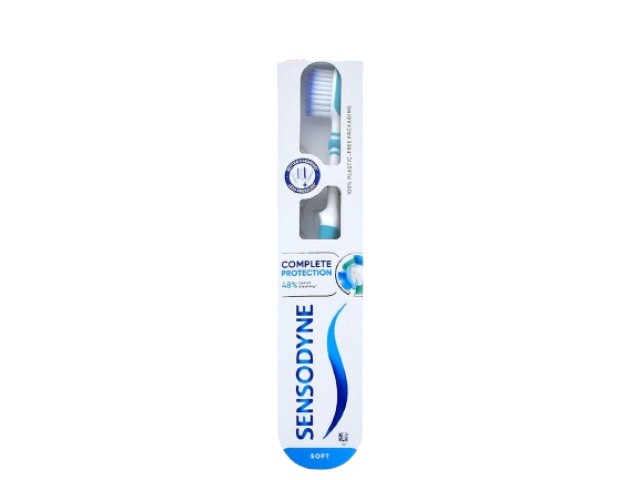 Sensodyne Complete Protection Soft Μαλακή Οδοντόβουρτσα Χρώμα:Σιέλ 1 Τ … Sensodyne Complete Protection Soft Μαλακή Οδοντόβουρτσα Χρώμα:Σιέλ 1 Τ …