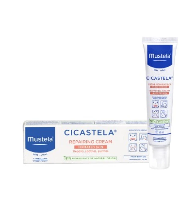 Mustela Cicastela Repairing Cream Regenerating Cream 40ml Mustela Cicastela Repairing Cream Regenerating Cream 40ml