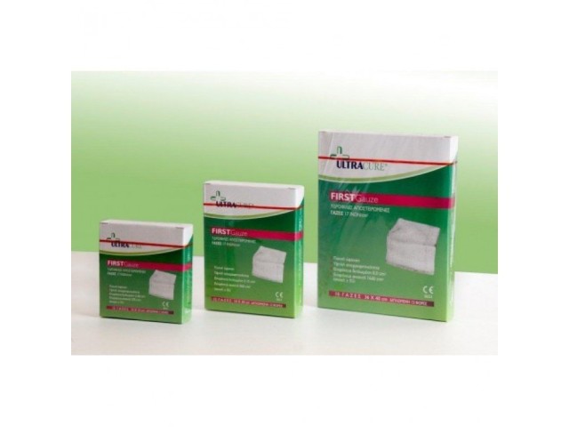 Goldmed UltraCure Αποστειρωμένες Γάζες 15x18cm 12 Τεμάχια