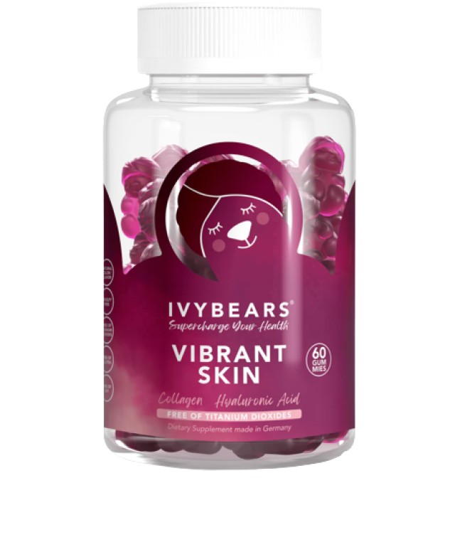 IvyBears Vibrant Skin Σύμπλεγμα Βιταμινών 60 Ζελεδάκια Αρκουδάκια