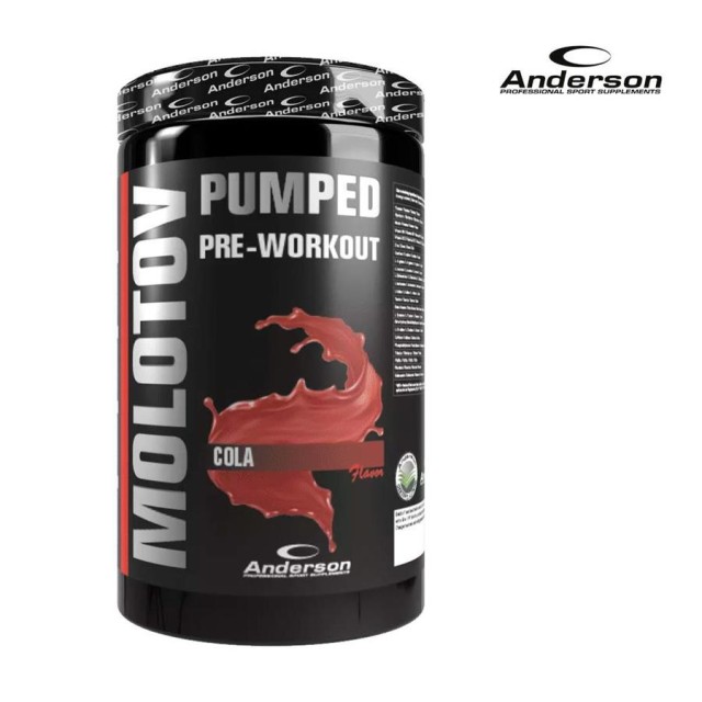Anderson Molotov Pumped Pre Work Out Cola Συμπλήρωμα Διατροφής για Ενέ &hellip;