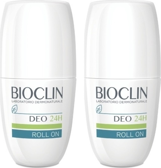 Bioclin PROMO Deo 24h Αποσμητικό Roll On με Αλκοόλη 2x50ml