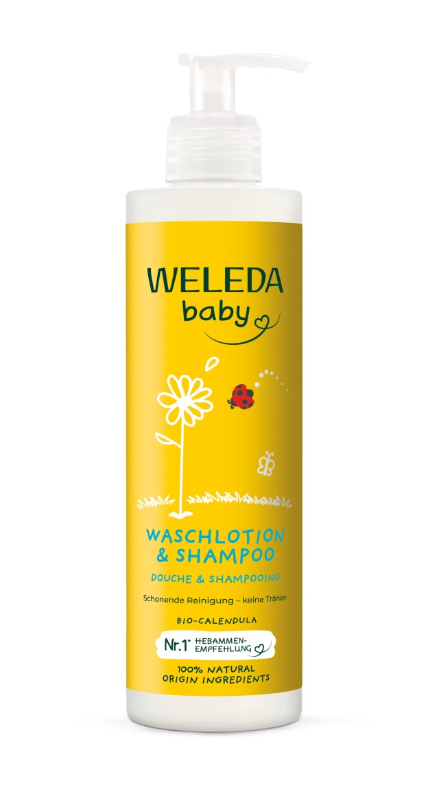 Weleda Baby Σαμπουάν & Αφρόλουτρο Καλέντουλα 400ml Weleda Baby Σαμπουάν & Αφρόλουτρο Καλέντουλα 400ml