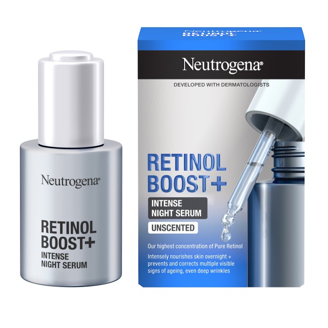Neutrogena® Retinol Boost+ Intense Night Serum Εντατικός Ορός Νυκτός 3 &hellip;