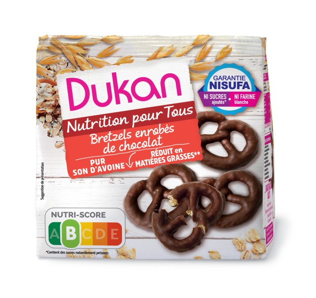 Dukan Pretzel με Επικάλυψη Σοκολάτας 100gr