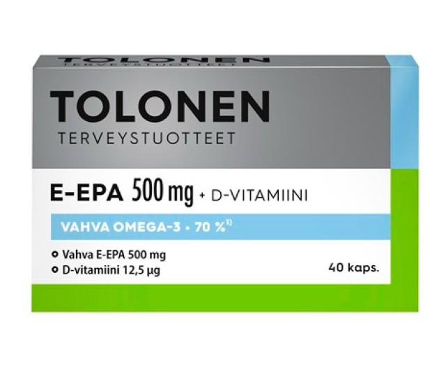 Dr. Tolonens E-EPA 500mg Ιχθυέλαιο & Βιταμίνη D για Υγεία Καρδιαγγειακ …