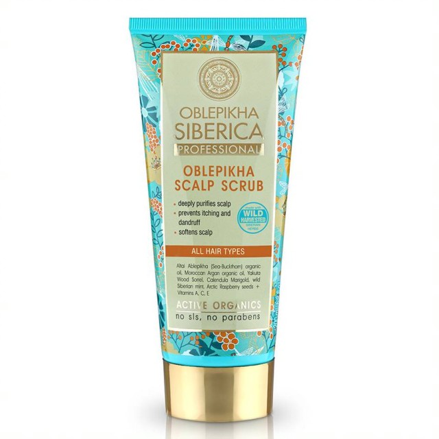 Natura Siberica Oblepikha Scalp Scrub για το Τριχωτό της Κεφαλής για Ό …