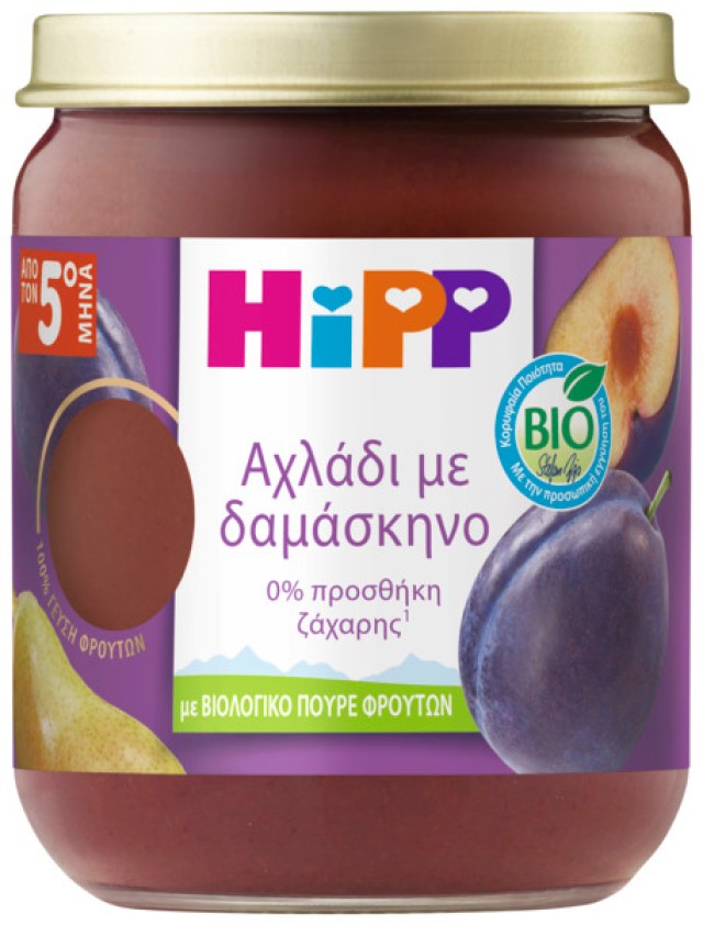 HiPP BIO Βιολογικό Παρασκεύασμα Φρούτων Αχλάδι με Δαμάσκηνο, από τον … HiPP BIO Βιολογικό Παρασκεύασμα Φρούτων Αχλάδι με Δαμάσκηνο, από τον …