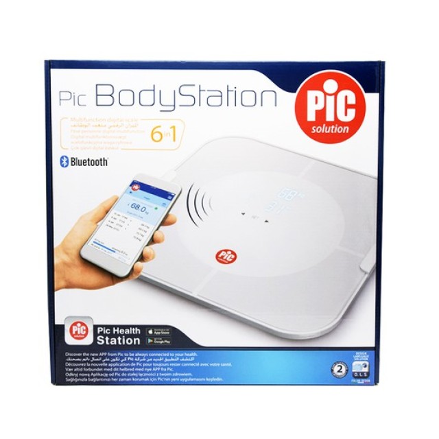 Pic Bodystation Multifunction Digital Scale 6 In 1 Ψηφιακή Ζυγαριά Με Bluetooth 1 Τεμάχιο
