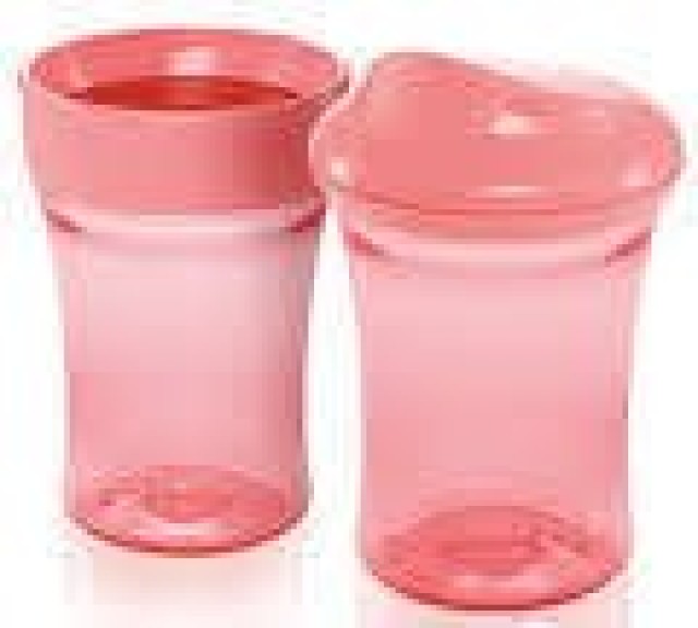 Nuk Easy Learning Cup 3 Κύπελλο 14m+ Χρώμα:Ροζ [10750598]