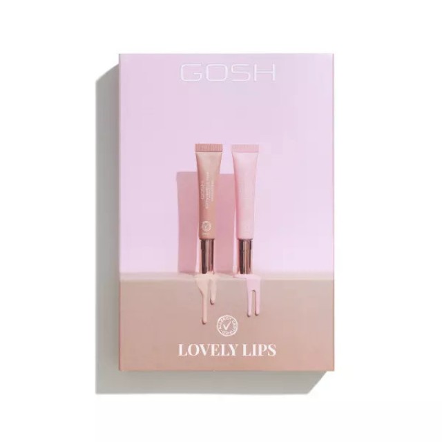 Gosh PROMO Lovely Lips Softn Tinted Lip Balm 002 Nougat 8ml & 003 Rose …