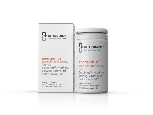 Nutramins Energenius Συμπλήρωμα Διατροφής για την Καλή Λειτουργία του &hellip;