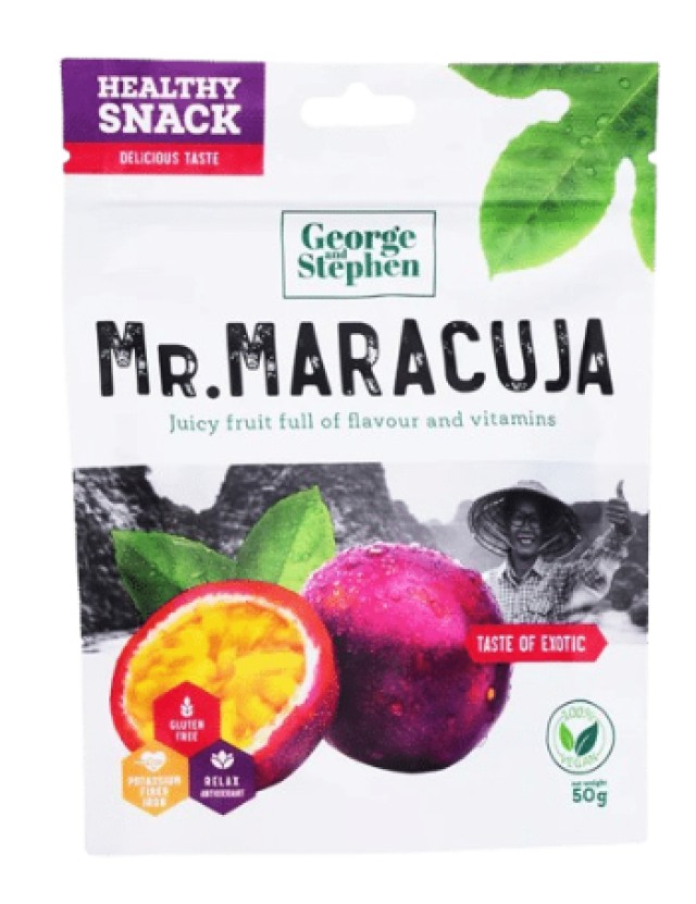 George & Stephen Mr. Maracuja Αποξηραμένο Φρούτο του Πάθους 50gr George & Stephen Mr. Maracuja Αποξηραμένο Φρούτο του Πάθους 50gr