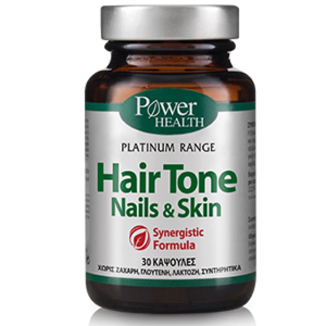 Power Health Platinum Hair Tone Nails - Skin Συμπλήρωμα Διατροφής για Υγιή Μαλλιά - Νύχια - Δέρμα 30 Κάψουλες
