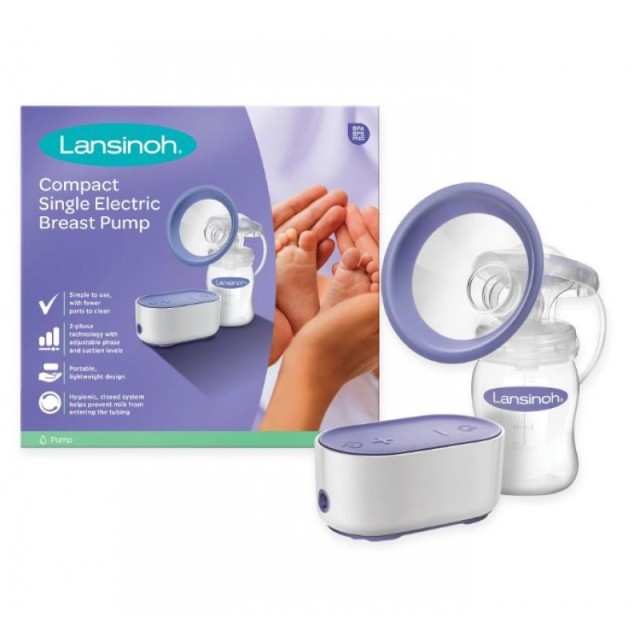 Lansinoh Compact Single Electric Breast Pump Μονό Ηλεκτρικό Θήλαστρο 1 …