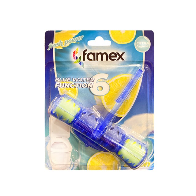 Famex Καθαριστικό και Αρωματικό Λεκάνης με Αρωμα Λεμόνι 1 Τεμάχιο