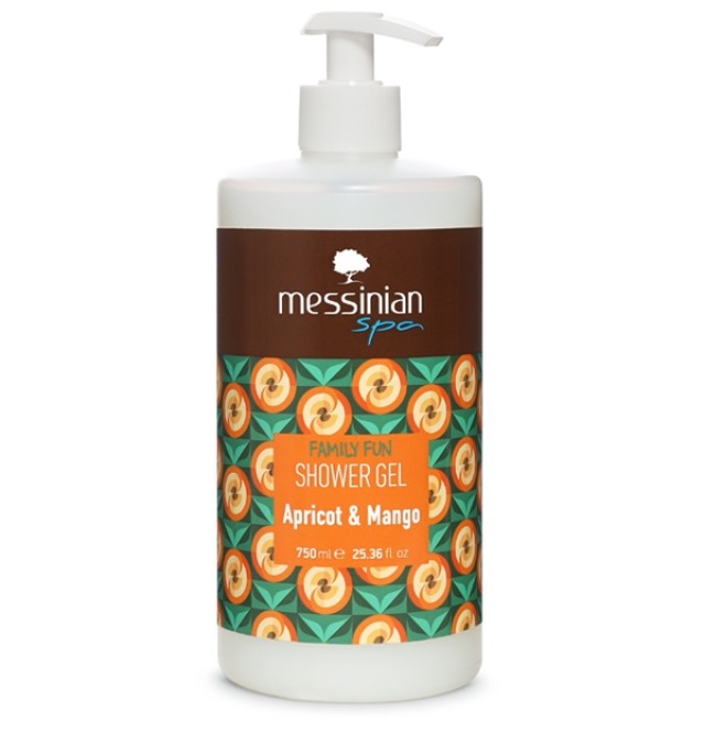 Messinian Spa Apricot & Mango Shower Gel Αφρόλουτρο Βερίκοκο - Μάνγκο …