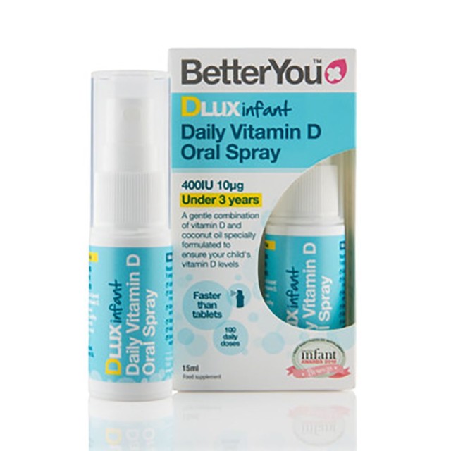 Better You DLuxInfant 400iu Infant Spray D, 15ml