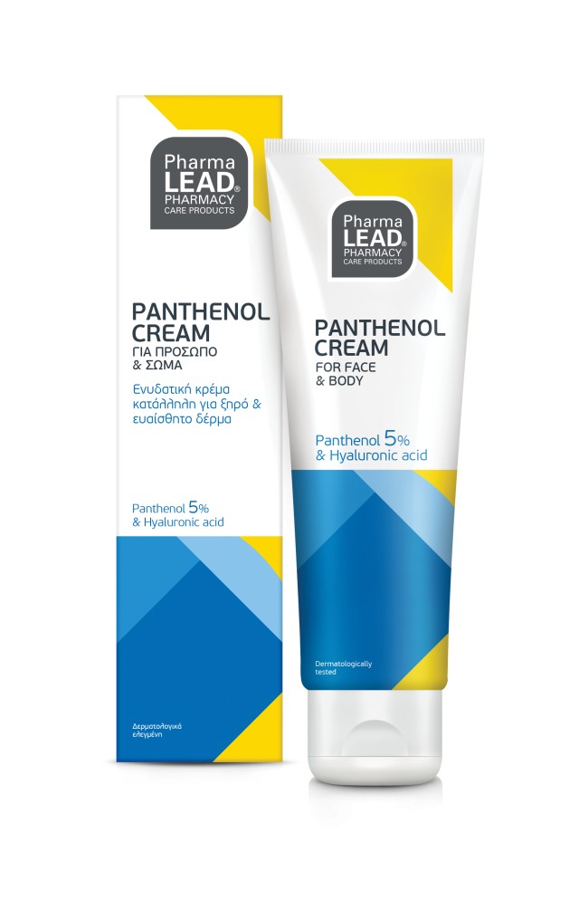 PharmaLead Panthenol 5% Cream Ενυδατική Κρέμα Για Πρόσωπο - Σώμα 100ml