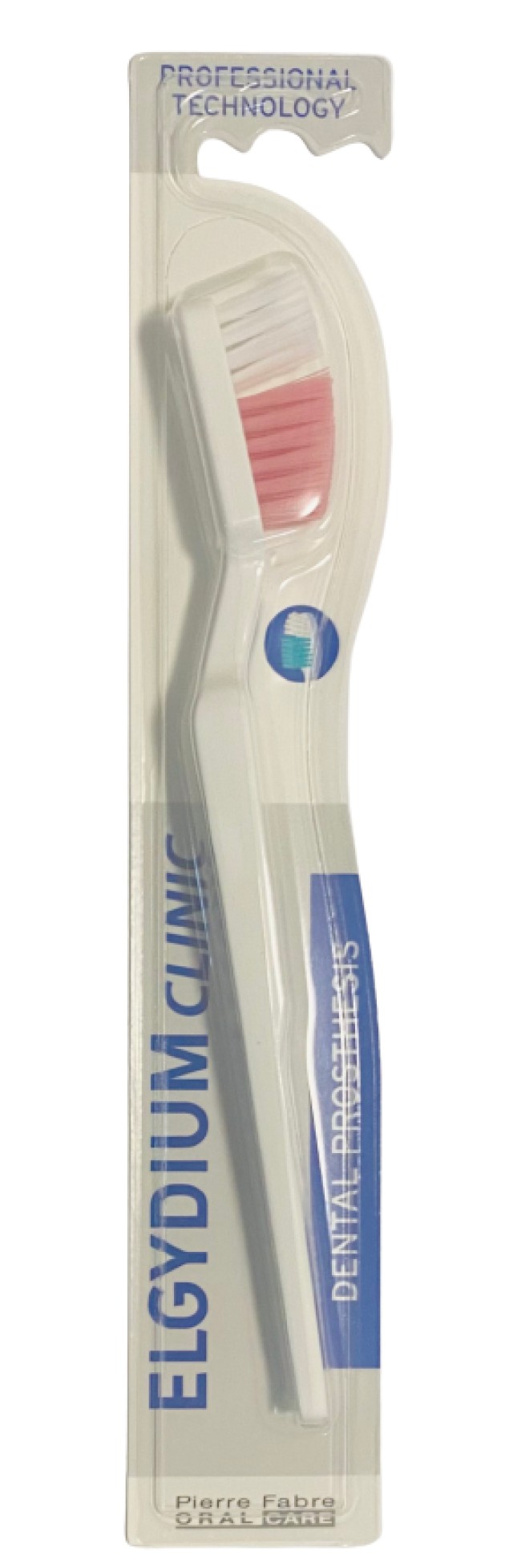 Elgydium Clinic Dental Prosthesis Toothbrush for Artificial Dentures 1 Piece