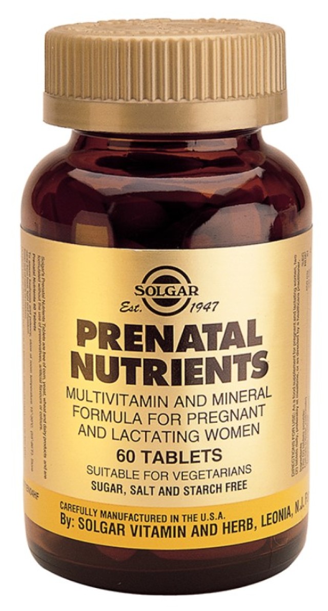 Solgar Prenatal Nutrients 60 Ταμπλέτες