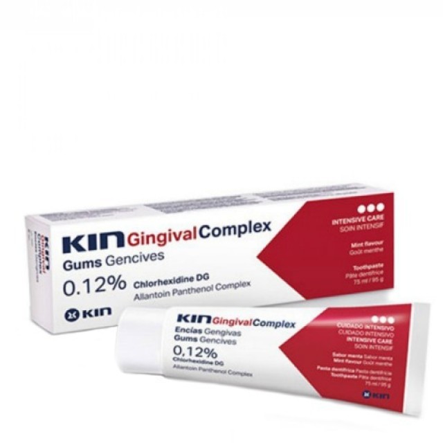 Kin Gingival 0,12% Χλωρεξιδίνη Οδοντόκρεμα Κατά της Οδοντικής Πλάκας 75ml