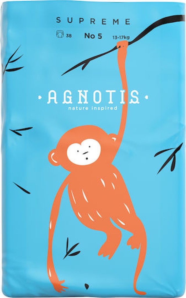 Agnotis Supreme No.5 Πάνες με Αυτοκόλλητο [13-17kg] 38 Τεμάχια