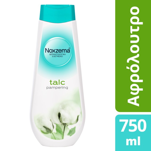 Noxzema Bath & Care Shower Cream Talc Pampering Αφρόλουτρο με Εκχύλισμα Βαμβακιού 750ml