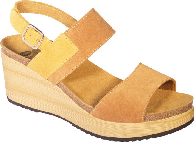 Scholl Elara Camel Ανατομικό Πέδιλο [F270571013]