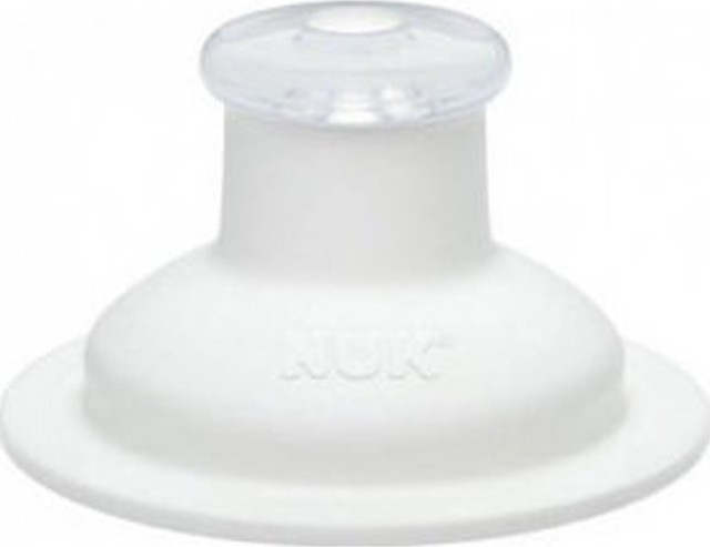 Nuk Push Pull Ανταλλακτικό Καπάκι Σιλικόνης Λευκό 36m+ 1 Τεμάχιο [10.255.252]