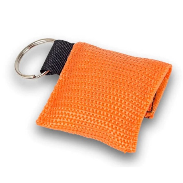 Medico Μάσκα CPR Face Shield σε Μπρελόκ Πορτοκαλί 1 Τεμάχιο