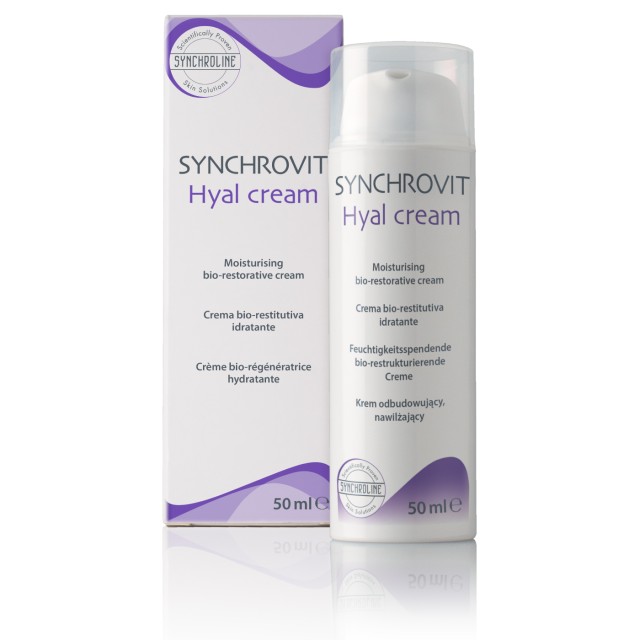 Synchroline Synchrovit Hyal Cream Κρέμα Προσώπου Κατά των Ρυτίδων με Υαλουρονικό Οξύ 50ml