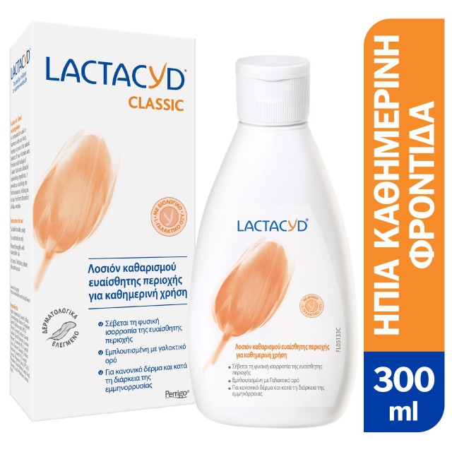 Lactacyd Classic Intimate Lotion Λοσιόν Καθαρισμού για την Ευαίσθητη Περιοχή 300ml