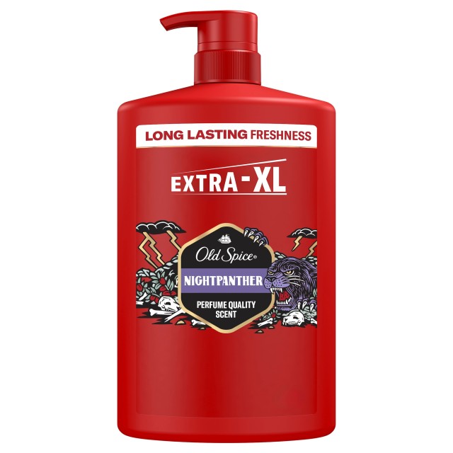 Old Spice Night Panther 3 in 1 Ανδρικό Αφρόλουτρο & Σαμπουάν 1000ml Old Spice Night Panther 3 in 1 Ανδρικό Αφρόλουτρο & Σαμπουάν 1000ml