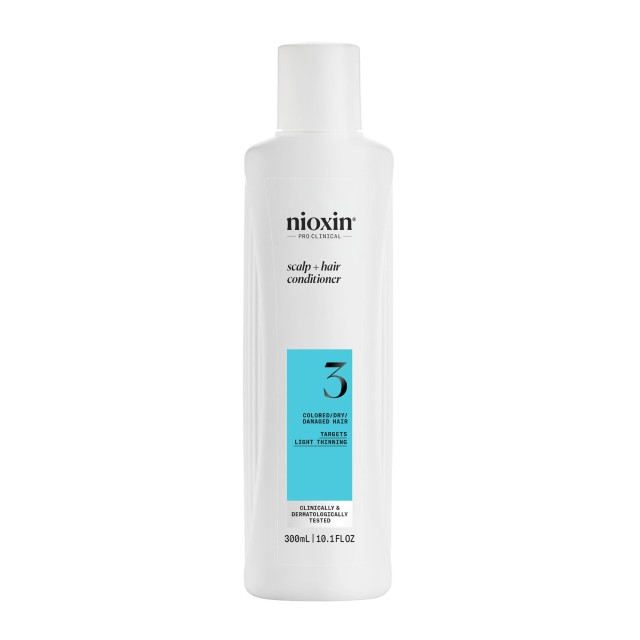 Nioxin System 3 Conditioner για Βαμμένα Μαλλιά με Ελαφριά Αραίωση 300m &hellip;