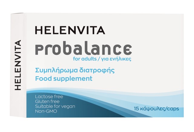 Helenvita Probalance For Adults Συμπλήρωμα  Προβιοτικών - Πρεβιοτικών &hellip;